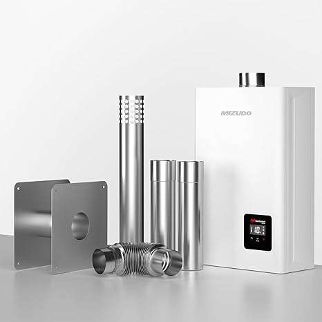 electric tankless water heater designed to reduce scale buildup in hard water homes