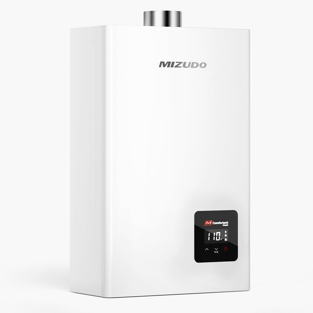 Non-Condensing 3.6 GPM 80,000 BTU -Indoor Natural Gas/Propane Tankless Water Heater White