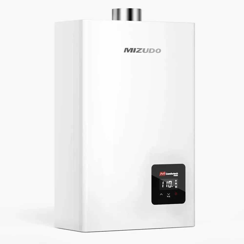 Non-Condensing 3.6 GPM 80,000 BTU -Indoor Natural Gas/Propane Tankless Water Heater White