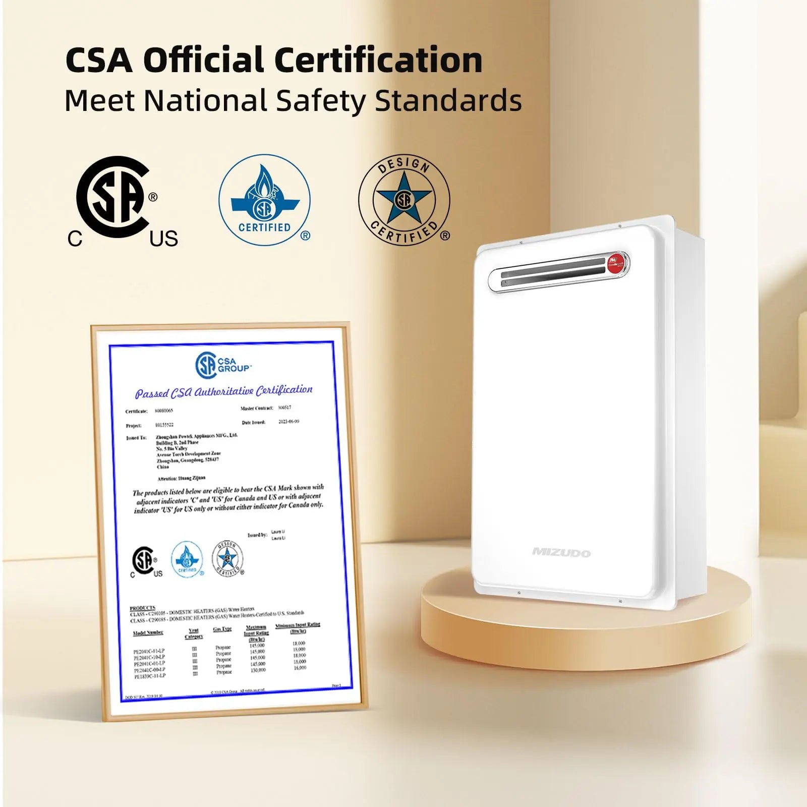 Non-Condensing 5.1 GPM 120,000 BTU -Outdoor Natural Gas/Propane Tankless Water Heater White