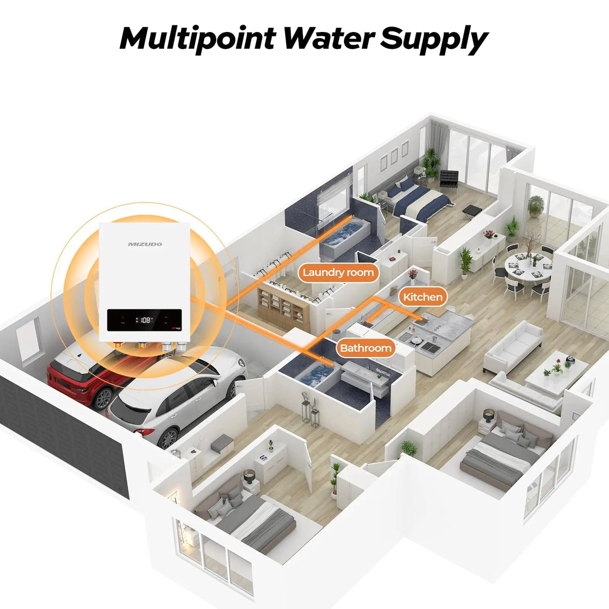 18 kW 4.4 GPM 240-Volt Electric Tankless Water Heater