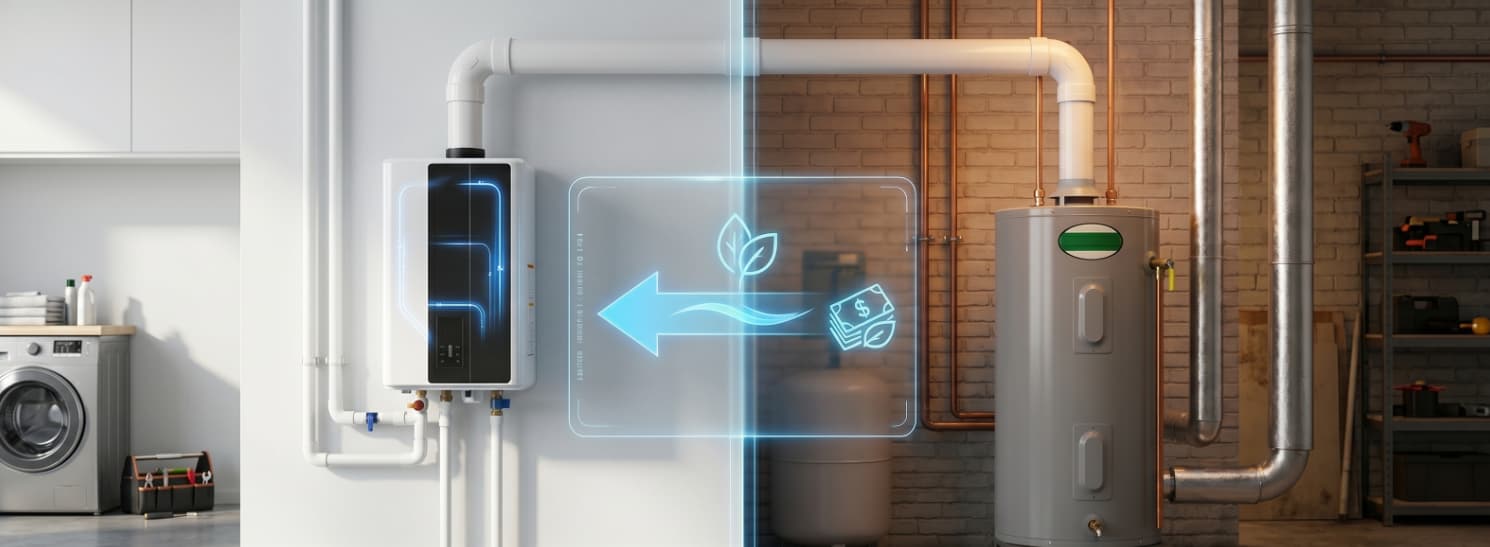 The 2026 Guide to Condensing vs Non Condensing Tankless Water Heaters