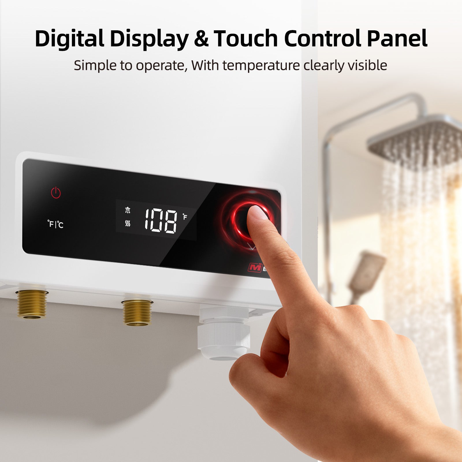 14kW Electric Tankless Water Heater - Instant Hot Water | Mizudo