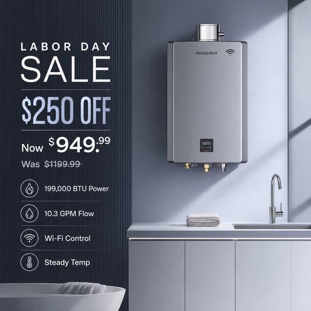 GEN 3 Direct Vent 199,000 BTU Indoor Tankless Water Heater with Smart Wi-Fi