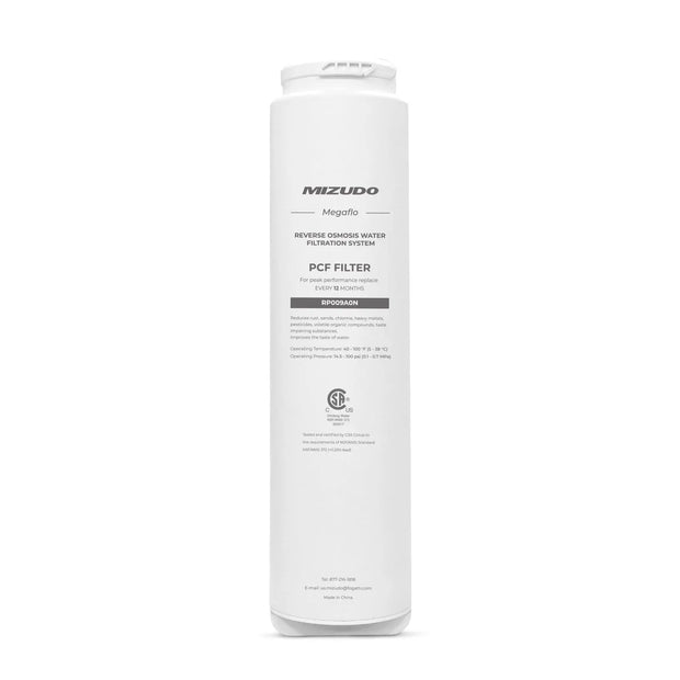 PCF Filter, Replacement for MIZUDO Megaflo 800GPD and Megaflo 1000GPD Reverse Osmosis System