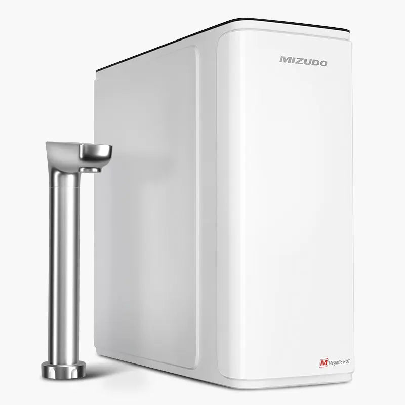 instant hot tankless reverse osmosis water filter system with faucet for purified hot drinking water